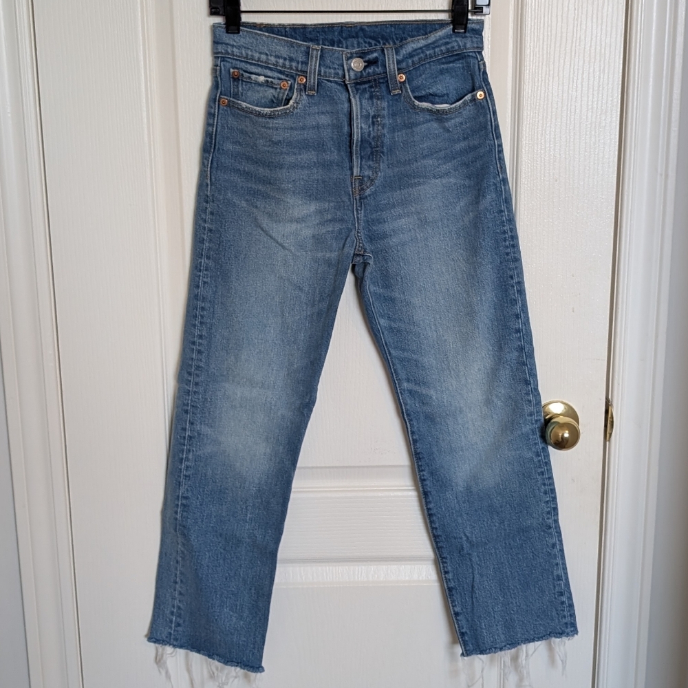 Frayed Hem Levis - Picture 8 of 8